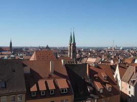 Luftaufnahme von Nürnberg foto