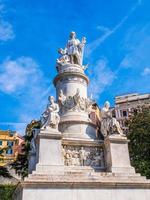 HDR-Kolumbus-Denkmal in Genua foto