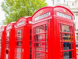 hdr Londoner Telefonzelle foto