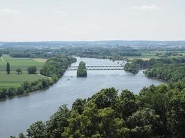 blick auf die donau in donaustauf foto