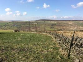 ein blick auf die hebden bridge in yorkshire foto