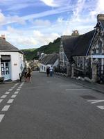 port isaac in cornwall in großbritannien im august 2020. ein blick auf port isaac foto