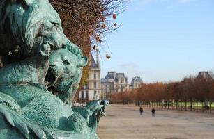 le jardin des tuileries in paris, frankreich