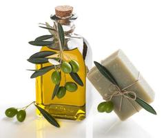Naturseife mit Olivenöl