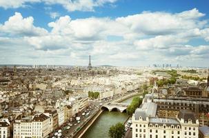 Blick auf Paris, Frankreich foto