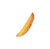 Pommes frites isoliert auf weißem Hintergrund foto