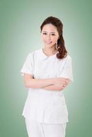 attraktive asiatische Krankenschwester