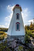 großer Wannenleuchtturm in tobermory, Ontario, Kanada foto