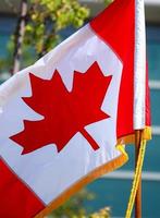 dekorierte kanadische Flagge