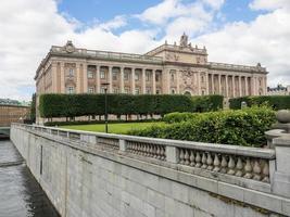 die stadt stockholm in schweden foto