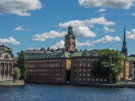 die stadt stockholm in schweden foto