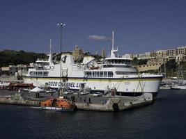 die insel gozo im mittelmeer foto