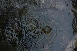 abstrakte wasserkräuselung auf zementhintergrund für hintergrund. natürliche komplexe Textur foto