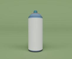 Sprühflasche 3d render abstraktes Gestaltungselement minimalistisches Konzept foto