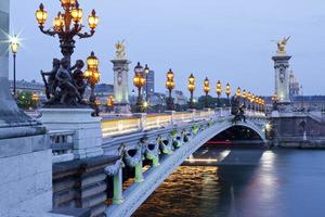 paris, pont alexandre iii foto