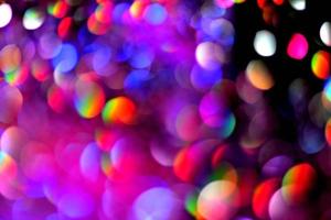 bokeh glitzer bunt verschwommener abstrakter hintergrund für geburtstag, jahrestag, hochzeit, silvester oder weihnachten foto