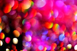 bokeh glitzer bunt verschwommener abstrakter hintergrund für geburtstag, jahrestag, hochzeit, silvester oder weihnachten foto