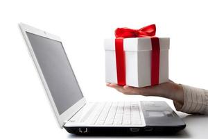 online ein Geschenk geben