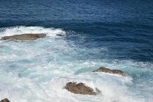 das mittelmeer nach dem sturm foto