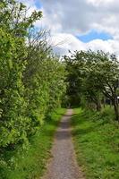 Feldweg entlang der Route von Küste zu Küste foto