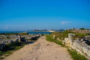 Landschaft mit Blick auf das historische Chersones. Reise, Tourismus foto