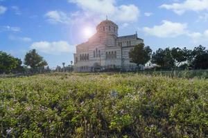 Sewastopol, Landschaft mit Blick auf das historische Chersones foto