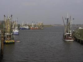 Greetsiel an der deutschen Nordsee foto