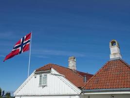 Stadt Trondheim in Norwegen foto