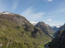 Flamme in Norwegen foto