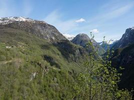 Flamme in Norwegen foto