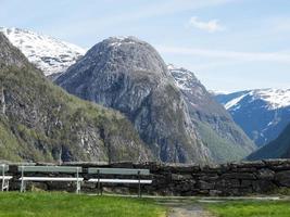 Flamme in Norwegen foto