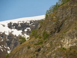 Das Dorf Flam in Norwegen foto