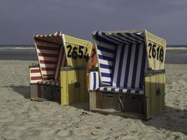 langeoog insel in der nordsee foto