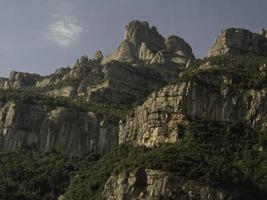 Kloster Montserrat in Spanien foto