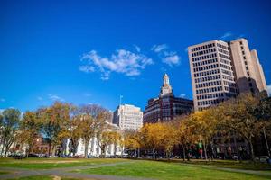 New Haven City Downtown Skyline Stadtbild von Connecticut, USA foto