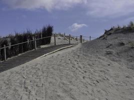 Strand und Dünen auf der Insel Spiekeroog foto