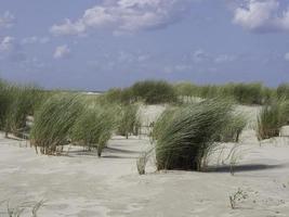 Strand und Dünen auf der Insel Spiekeroog foto