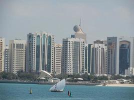 Abu Dhabi in den Vereinigten Arabischen Emiraten foto