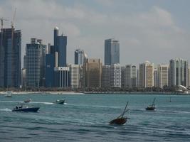 Abu Dhabi in den Vereinigten Arabischen Emiraten foto