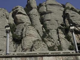 das kloster von montserrat foto