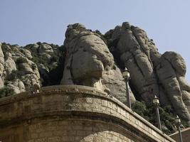 Kloster Montserrat in Spanien foto