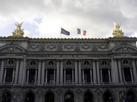 Paris in Frankreich bei Nacht foto