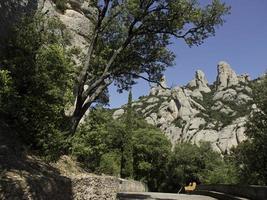 Kloster Montserrat in Spanien foto