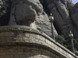 Kloster Montserrat in Spanien foto