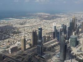 dubai stadt in den vae foto