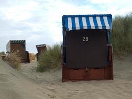 Die Insel Borkum in der Nordsee foto