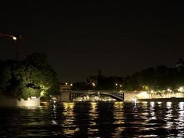 Paris in Frankreich bei Nacht foto