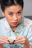 asiatische Teezeremonie genießen foto