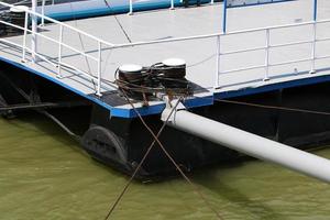 Liegeplatz zum Festmachen von Booten und Yachten foto