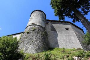 Steinmauer der alten Kreuzritterfestung foto